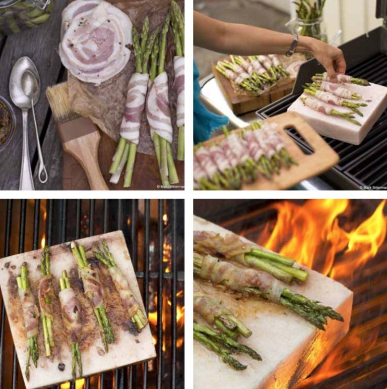 Thịt nướng là món ăn được chế biến bằng đá muối nhiều nhất hiện nay