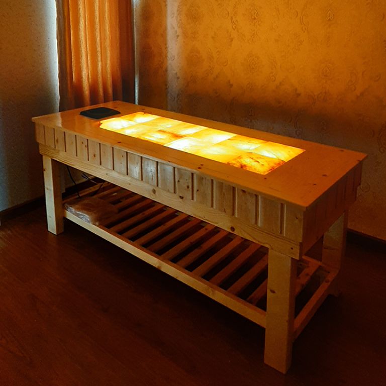 Giường đá muối Himalaya