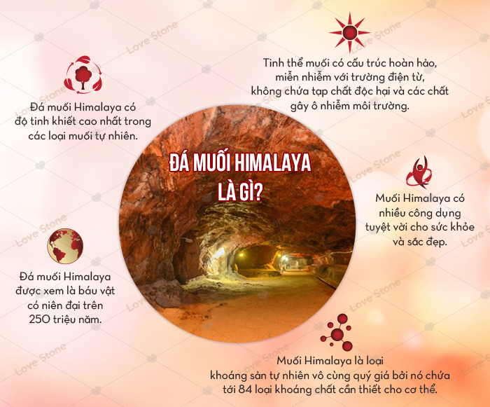 Đá muối Himalaya – Tinh túy từ thiên nhiên