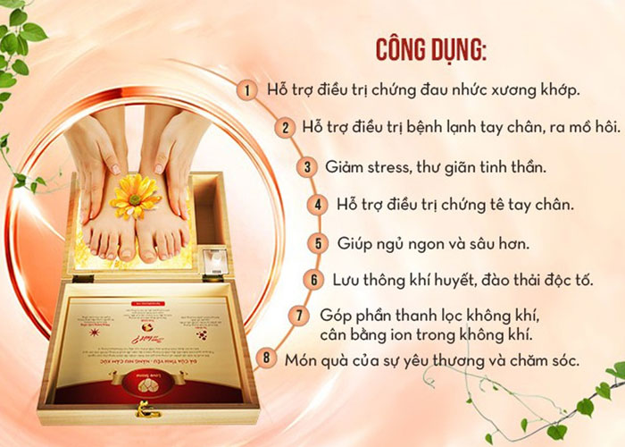 Công dụng tuyệt vời của hộp đá muối massage chân Love Stone Magic Vip