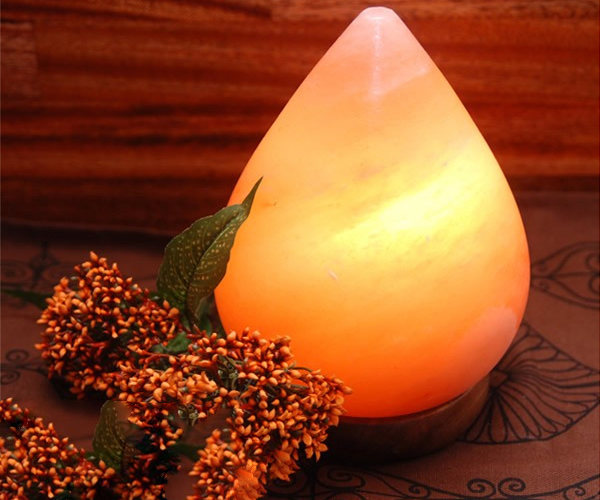 Đèn đá muối hình giọt nước den da muoi hinh giot nuoc
