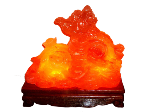 Đèn đá muối phong thủy Tỳ Hưu