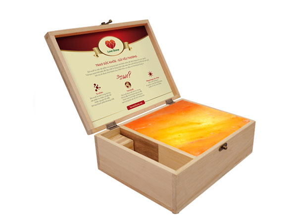Hộp đá muối massage chân Love Stone Standard