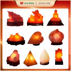 Đèn đá muối chế tác