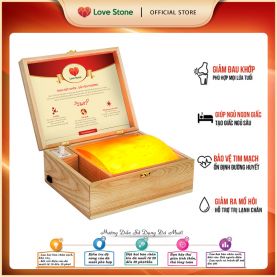 Hộp Đá Muối Massage Chân Love Stone Deluxe